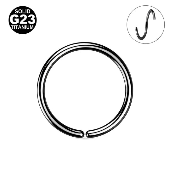 Ohut Sileä Lävistysrengas Titaani IP