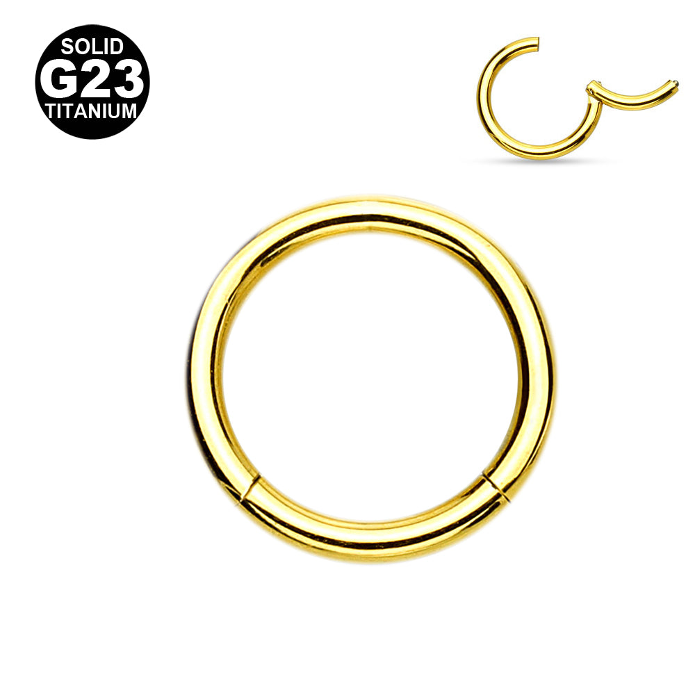 1.0mm Segmenttirengas Clicker Titaani Kulta