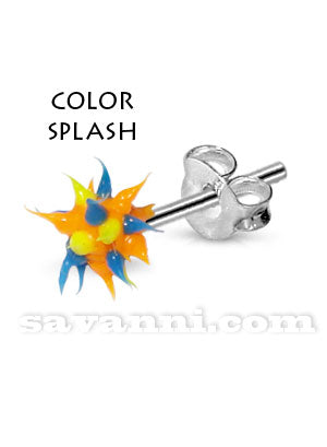 Silverörhänge Taggkula