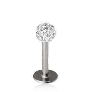 1.2mm Labret Crystal Kula 3mm