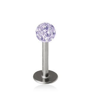 1.2mm Labret Crystal Kula 3mm