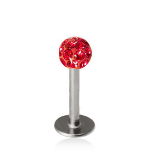 1.2mm Labret Crystal Kula 3mm