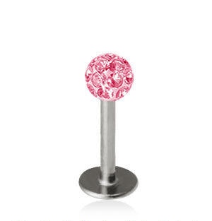 1.2mm Labret Crystal Kula 3mm