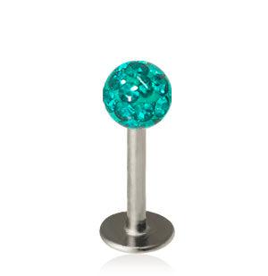 1.2mm Labret Crystal Kula 4mm