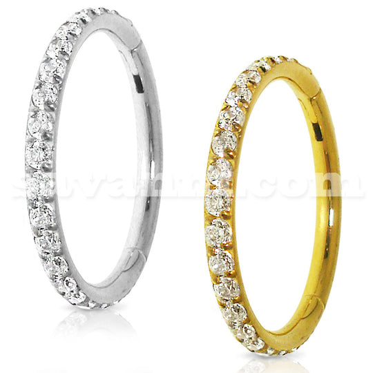 Clicker rengas zirkoneilla