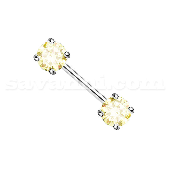 Bröstsmycke Double Zircon