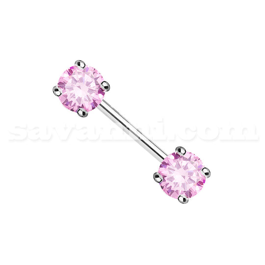 Bröstsmycke Double Zircon