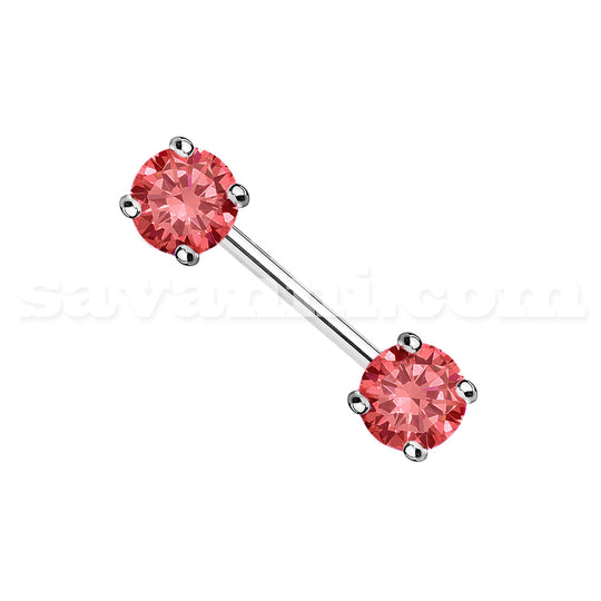 Bröstsmycke Double Zircon