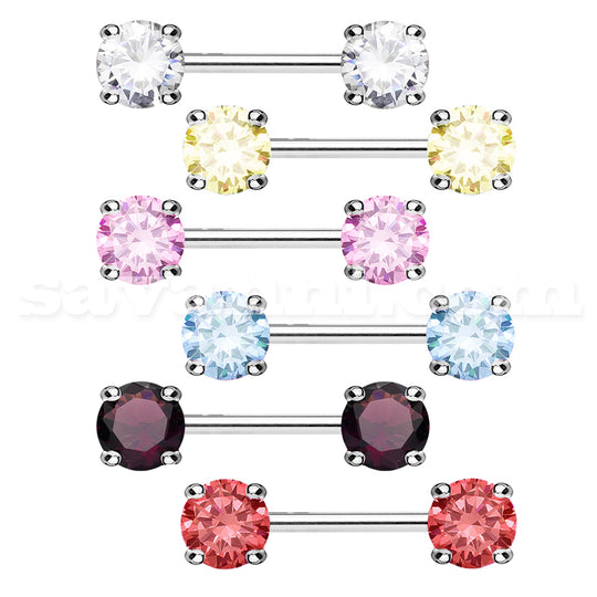 Bröstsmycke Double Zircon