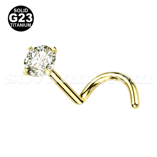 Titaani Nenäkoru Golden Zircon