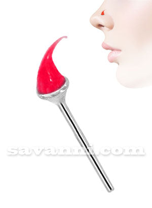 Rakt Nässmycke av Silver med Mjuk Silikonkon