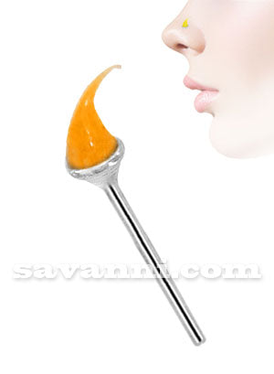 Rakt Nässmycke av Silver med Mjuk Silikonkon