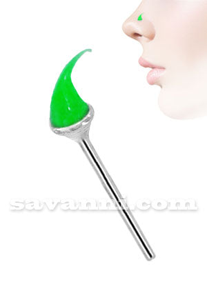 Rakt Nässmycke av Silver med Mjuk Silikonkon