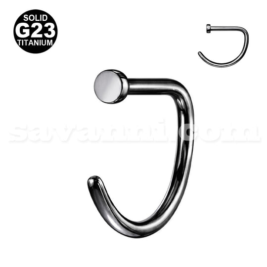 Titan Näspiercing D-modell 0.8mm