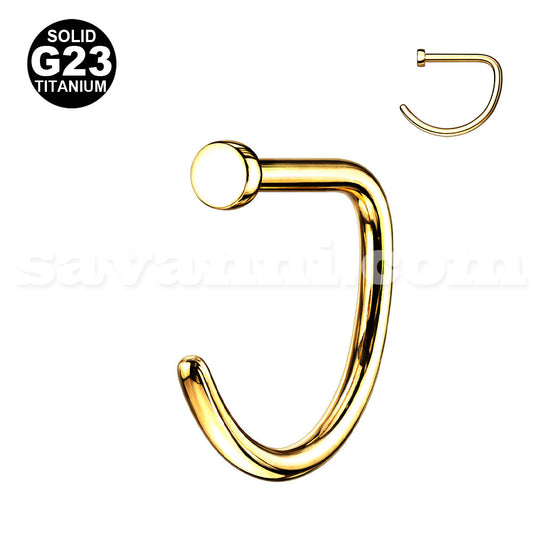 Titan Näspiercing D-modell 0.8mm