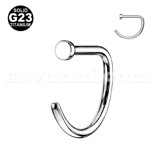 Titan Näspiercing D-modell 0.8mm