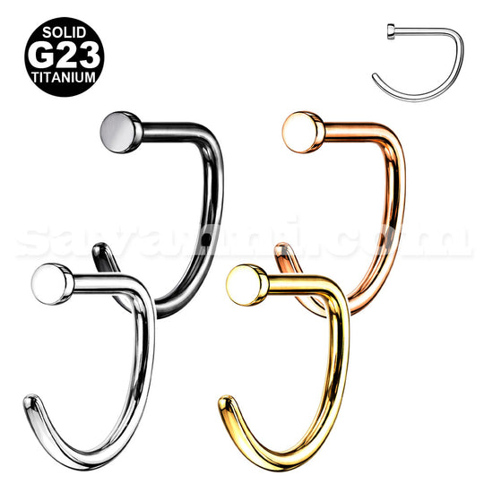 Titaani nenäkoru rengas