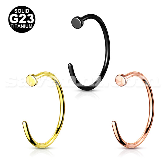 Nenäkoru Rengas Värikäs Titaani