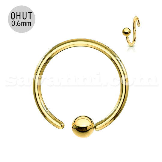 0.6mm Värikäs Lävistysrengas Kiinteä Pallo