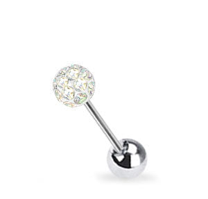Helix/Tragus-smycke Crystal Kula 4mm