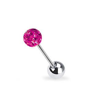 Helix/Tragus-smycke Crystal Kula 4mm