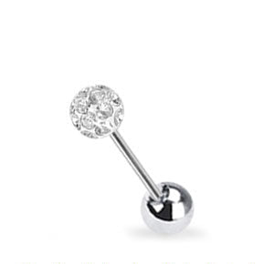 Helix/Tragus-smycke Crystal Kula 4mm