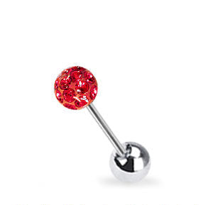 Helix/Tragus-smycke Crystal Kula 4mm