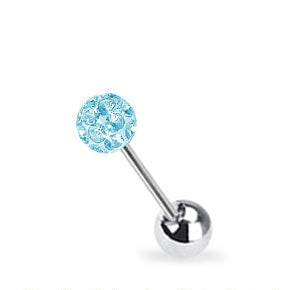 Helix/Tragus-smycke Crystal Kula 4mm