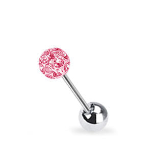 Helix/Tragus-smycke Crystal Kula 4mm