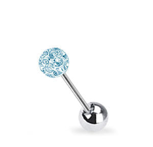Helix/Tragus-smycke Crystal Kula 4mm