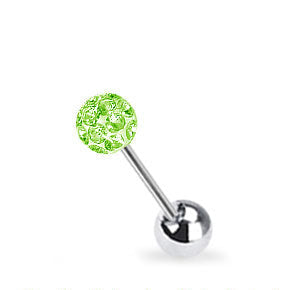 Helix/Tragus-smycke Crystal Kula 4mm