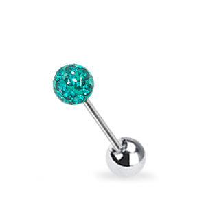 Helix/Tragus-smycke Crystal Kula 4mm