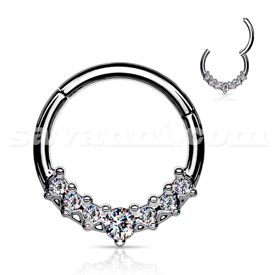 1.2mm Ring Clicker Zircon Fan