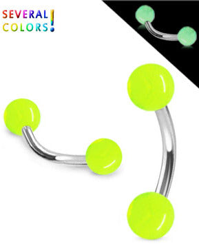 1.2mm Bananabell Lyser I Mörkret Kulor 4mm