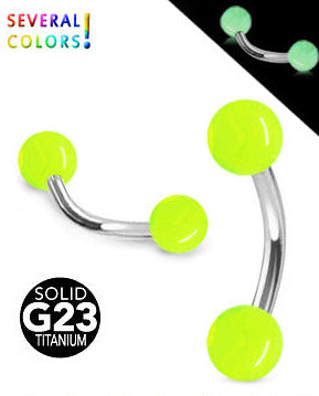 1.2mm Bananabell Titan Lyser I Mörkret Kulor 4mm