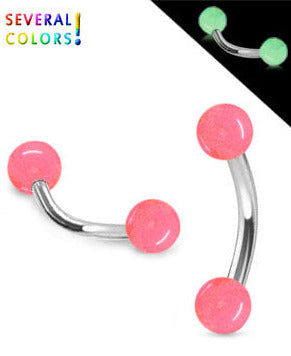 1.2mm Bananabell Lyser I Mörkret Kulor 3mm