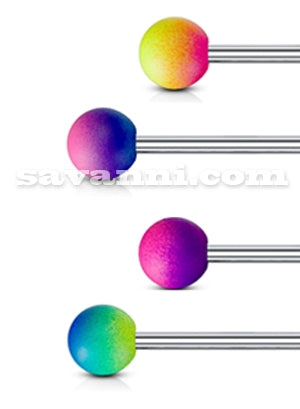 1.6mm Barbell Titan Regnbåge Kulor