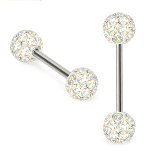 Barbell crystal
