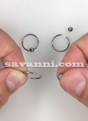 0.8mm Tunn Ring Titan