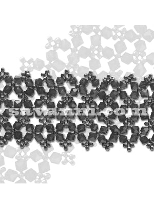 Choker Halsband Swarovski Crystals Braid