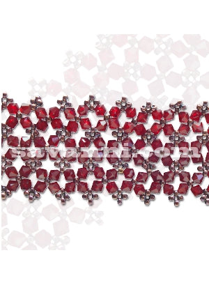 Choker Halsband Swarovski Crystals Braid