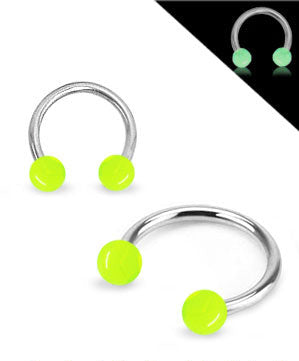 Helix/Tragus/Rook-smycke Lyser I Mörkret