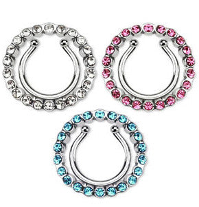 Fake Bröstsmycke Circle of Gems
