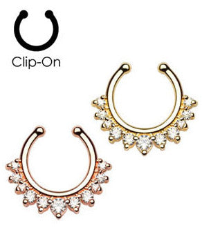 Fake Septum Multi Gems