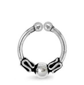 Silver Fake Ring Classic Bali Twist