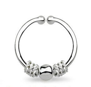 Silver Fake Ring Classic Bali Wire