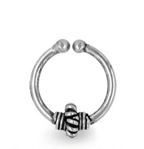 Fake Ring av Silver Bali Tribal Twist