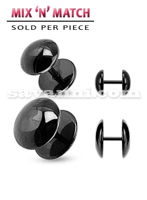 Fakeplugg Black Steel
