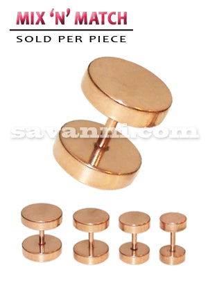 Rose Gold Fakeplugg