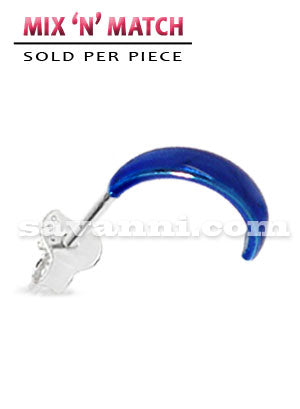 Silverörhänge Glänsande Båge